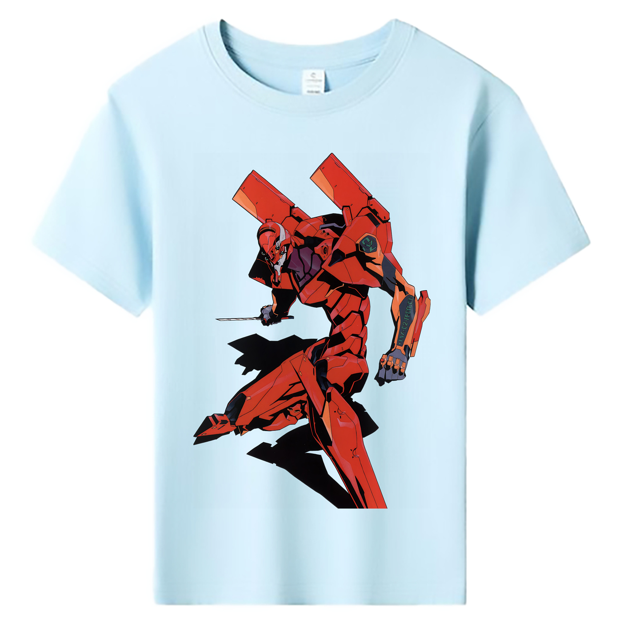 （画像用） EVA 新世紀エヴァンゲリオン 綿100％キッズTシャツ（フロントプリント）
